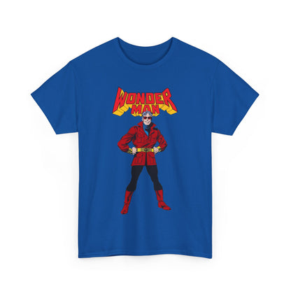 Wonder Man T-Shirt - George Perez Art - West Coast Avengers - Marvel Comics - Simon Williams - Safari Jacket Look