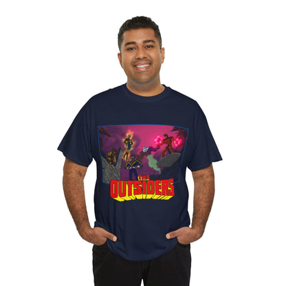 Outsiders T-Shirt - Batman: Brave & Bold Series - Halo, Geo-Force, Black Lightning, Katana, Metamorpho - DC Comics