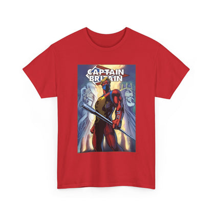 Captain Britain T-Shirt - Alan Davis Art - Excalibur Member - Marvel Comics