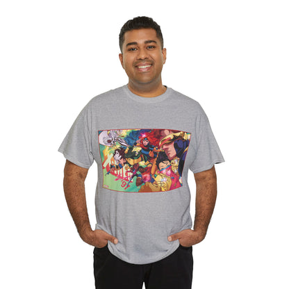 X-Men '97 T-Shirt - Russell Dauterman Art - Cyclops, Jean Grey, Rogue, Storm, Jubilee, Beast, Gambit, Bishop, Wolverine - Marvel Comics