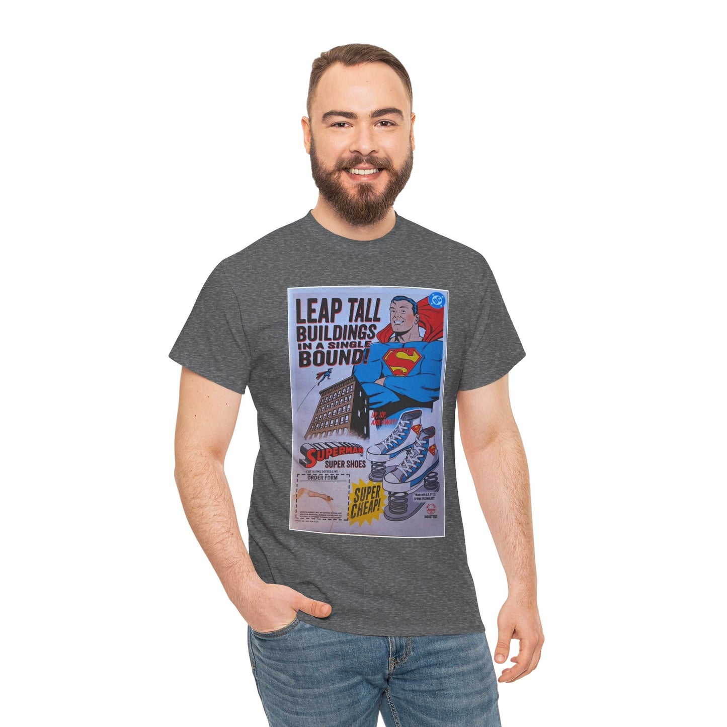 Superman Ad T-Shirt - Dave Johnson Art - #21 Variant Cover Art - DC Comics