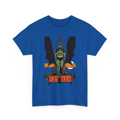 Batman T-Shirt - George Perez Art - JLA 80s Postcard Set - DC Comics - Gotham City - Justice League of America Member