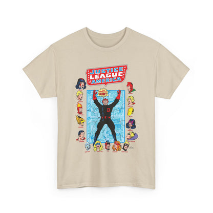 Justice League of America T-Shirt - George Perez Art - Justice Society, All-Star Squadron Team-Up DC Comics