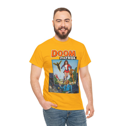Doom Patrol T-Shirt - George Perez Art - Elasti-Girl, Robotman, Negative Man, The Chief - DC Comics Digest Cover Art