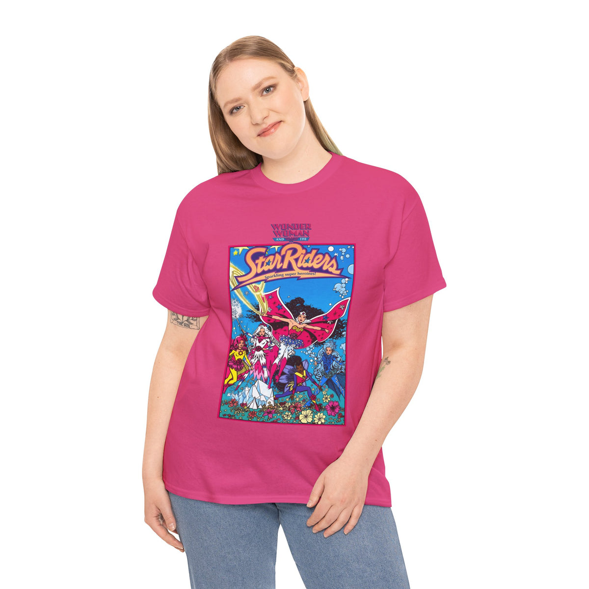 Wonder Woman & the Star Riders Shirt - 1980s Concept Figures - Promotional Art - DC Comics