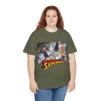 Superman Christmas Tree T-Shirt - Alex Ross Art - DC Comics