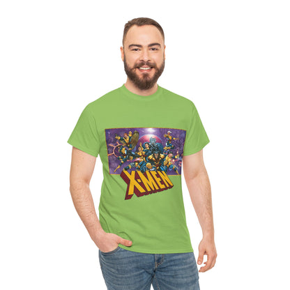 X-Men T-Shirt - Jim Lee Art - Wolverine, Storm, Gambit, Psylocke, Jubilee, Forge, Banshee - Marvel Comics Mutants