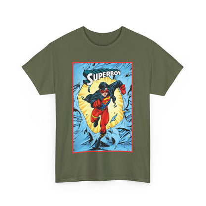 Superboy T-Shirt - Tom Grummett Art - Reign of the Supermen Storyline from the 1990s - Kon-El, Connor Kent - Superman Family - DC Comics