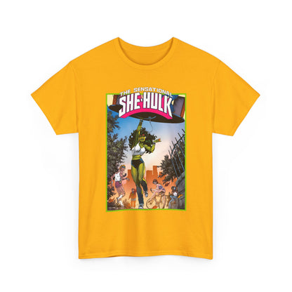 Sensational She-Hulk T-Shirt -John Byrne Poster Art - Jennifer Walters, Hulk's Cousin - Marvel Comics