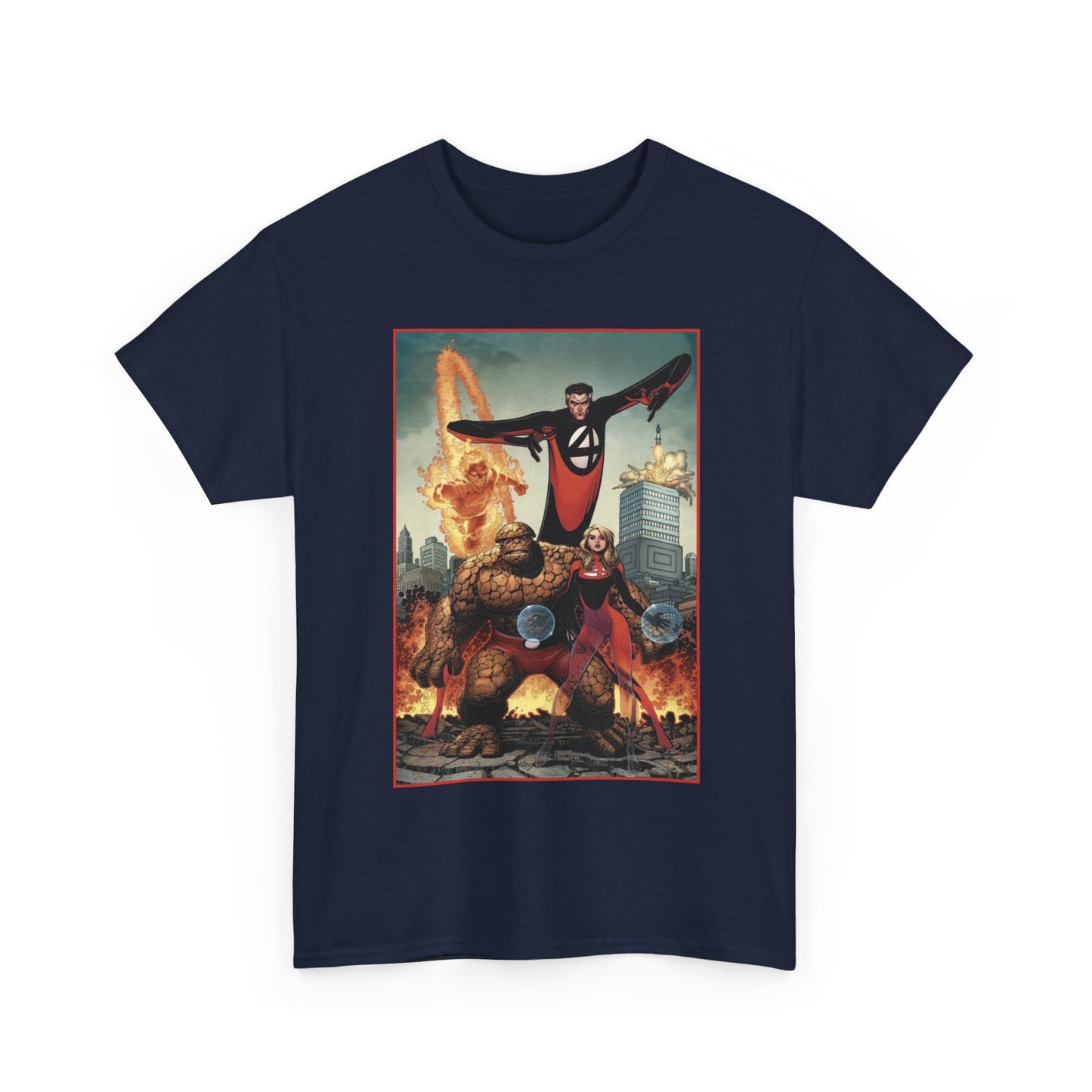 Fantastic Four T-Shirt - Arthur Adams Art - Marvel Comics