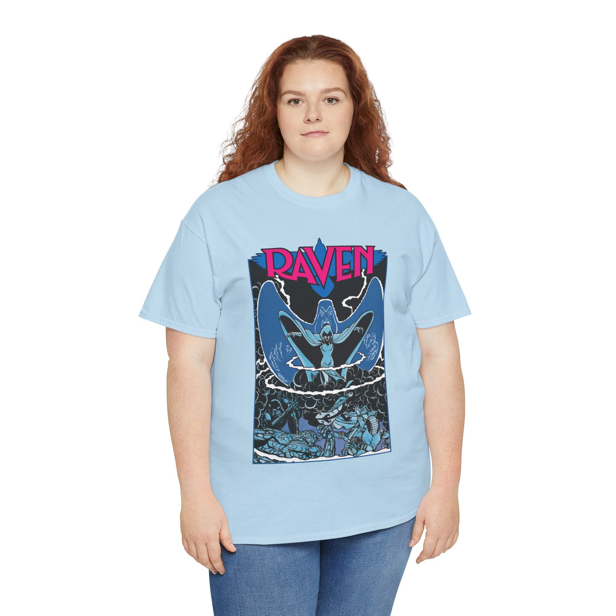 Raven T-Shirt - George Perez Art - New Teen Titans, Trigon - DC Comics