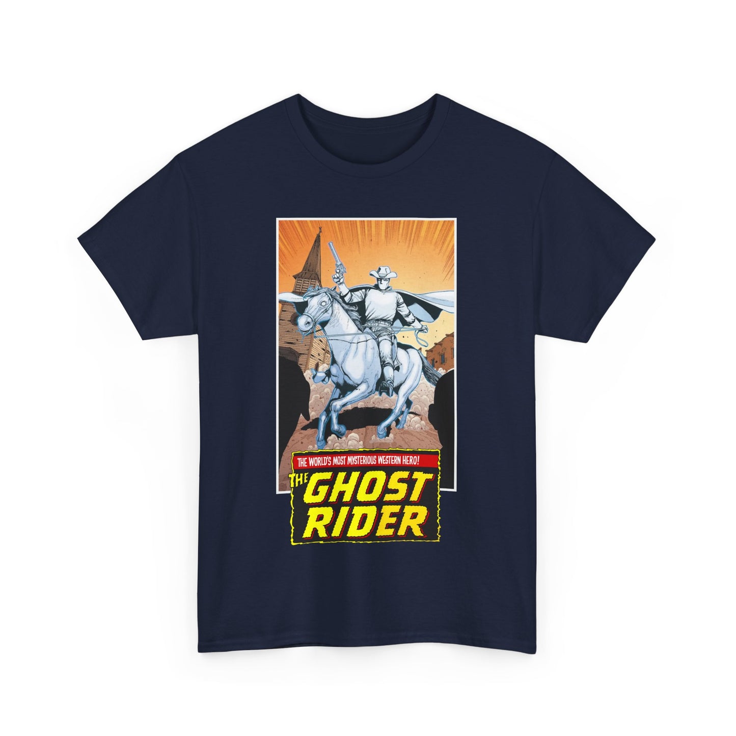 Ghost Rider/Phantom Rider T-Shirt - Carter Slade - Marvel Comics - 1970s Supernatural Western Hero