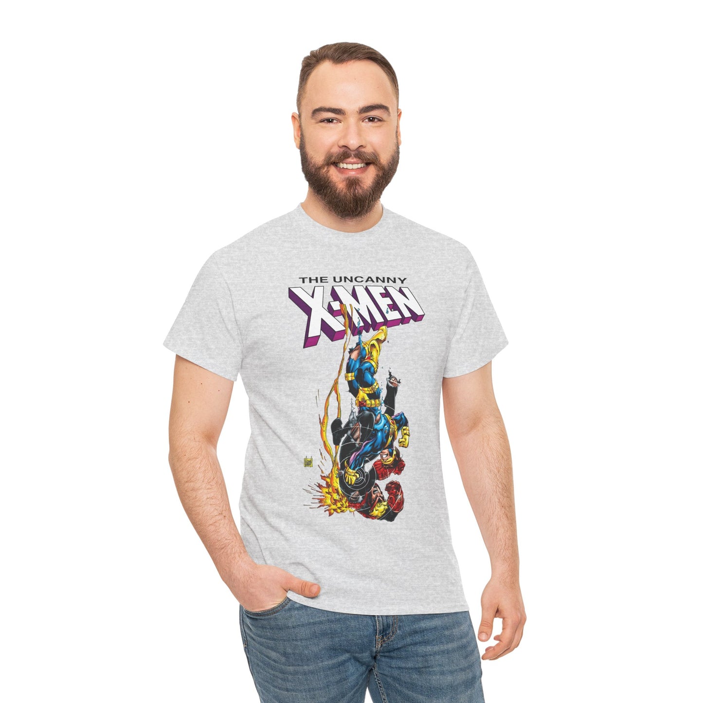 Cyclops Vs Havok T-Shirt - Adam Kubert Art - Uncanny X-Men - Marvel Comics