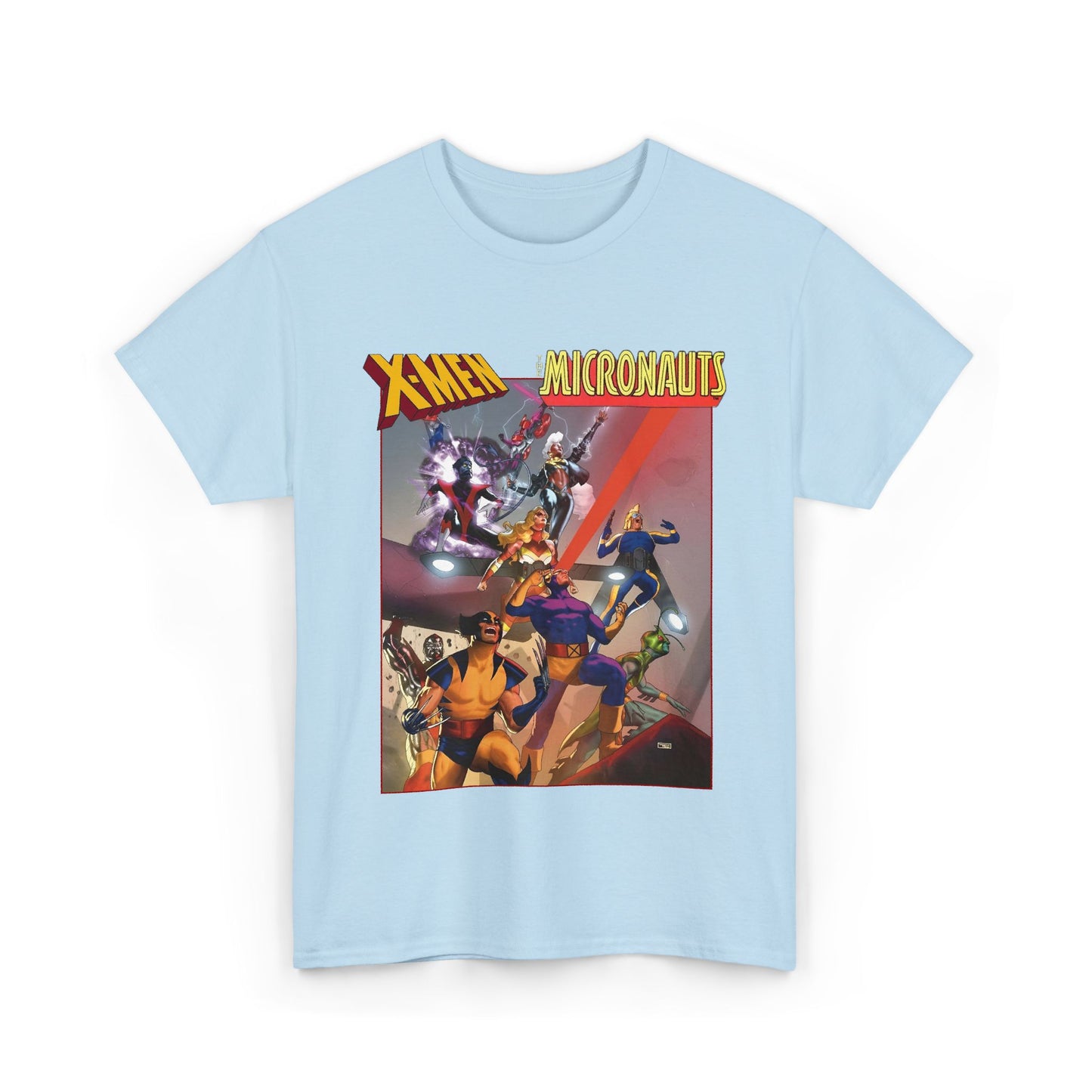 Uncanny X-Men/Micronauts T-Shirt - Taurin Clarke Art - Marvel Comics