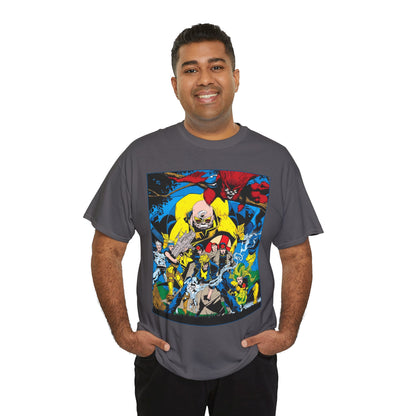 X-Factor T-Shirt - Joe Quesada Art - Havok, Polaris, Strong Guy, Jamie Madrox, Quicksilver - Mutant Team - Marvel Comics