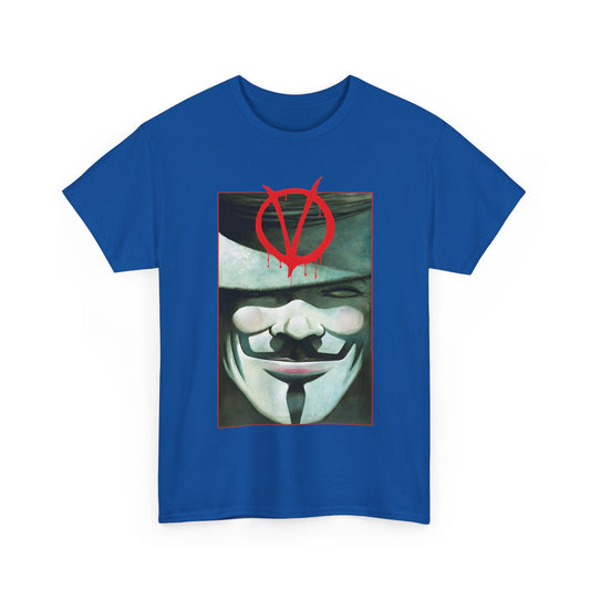 V For Vendetta T-Shirt - David Lloyd Art - Guy Fawkes Mask - DC Comics