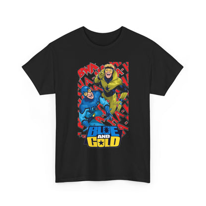 Booster Gold & Blue Beetle T-Shirt - DC Comics - Justice League International Members - Ted Kord