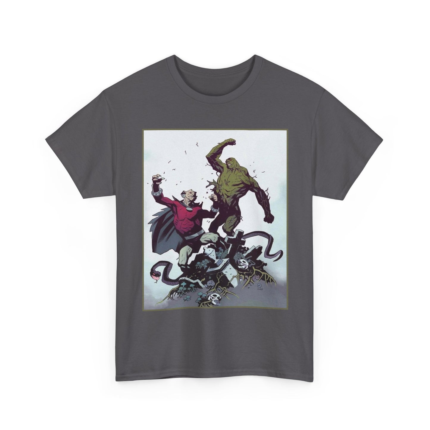 Swamp Thing & Etrigan the Demon T-Shirt - Mike Mignola Art - DC Comics