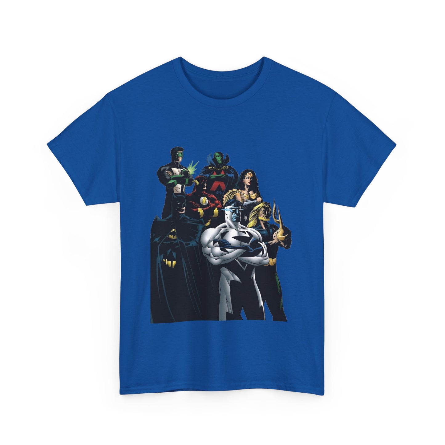 JLA T-Shirt - Howard Porter Art - Superman, Batman, Wonder Woman, Flash - DC Comics