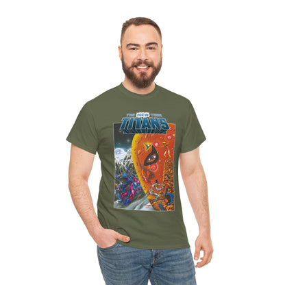 New Teen Titans T-Shirt - George Perez Art - Judas Contract - Deathstroke, Nightwing, Terra, Jericho, Raven, Cyborg, Wonder Girl - DC Comics