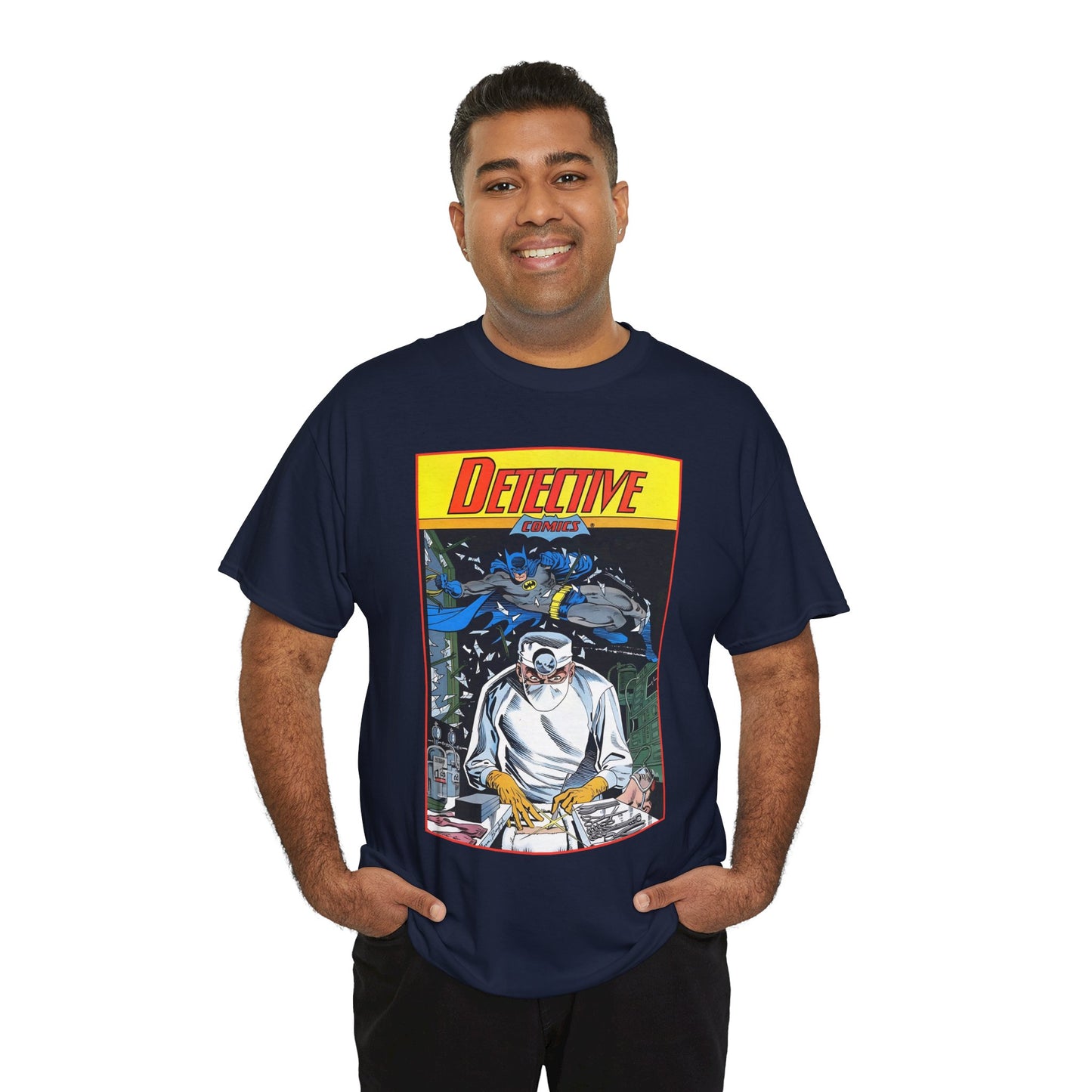 Detective Comics T-Shirt - Norm Breyfogle Art - Batman Vs Crime Doctor - DC Comics