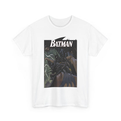Batman T-Shirt - Norm Breyfogle Art - 1990s Dark Knight Detective - Gotham City - Perched on A Gargoyle - DC Comics