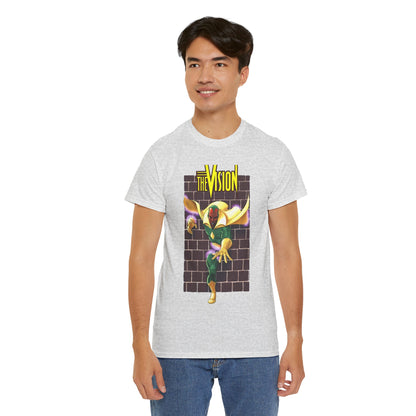 Vision T-Shirt - George Perez Art - Avengers Member - Scarlet Witch Husband - Android - Marvel Comics