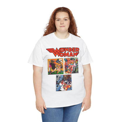 Wonder Woman T-Shirt - Ross Andru & Dick Giordano Art - Judgment in Infinity Story - Zatanna, Supergirl, Huntress, Power Girl, Raven, Wonder Girl, Starfire - DC Comics