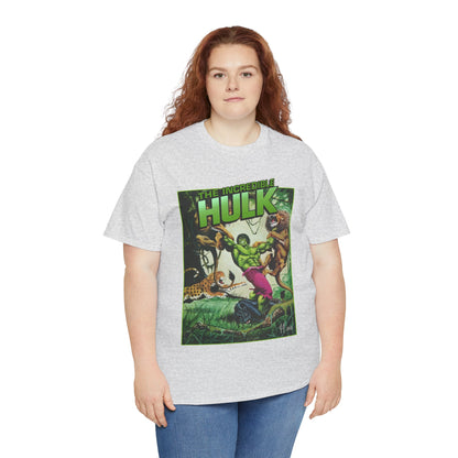 Incredible Hulk T-Shirt - Joe Jusko Art - Hulk Fighting Lions and Tigers - Marvel Comics