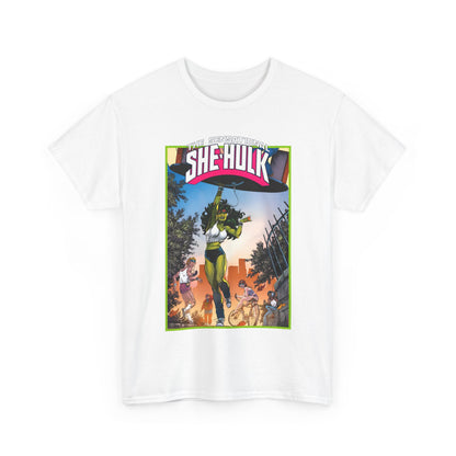 Sensational She-Hulk T-Shirt -John Byrne Poster Art - Jennifer Walters, Hulk's Cousin - Marvel Comics
