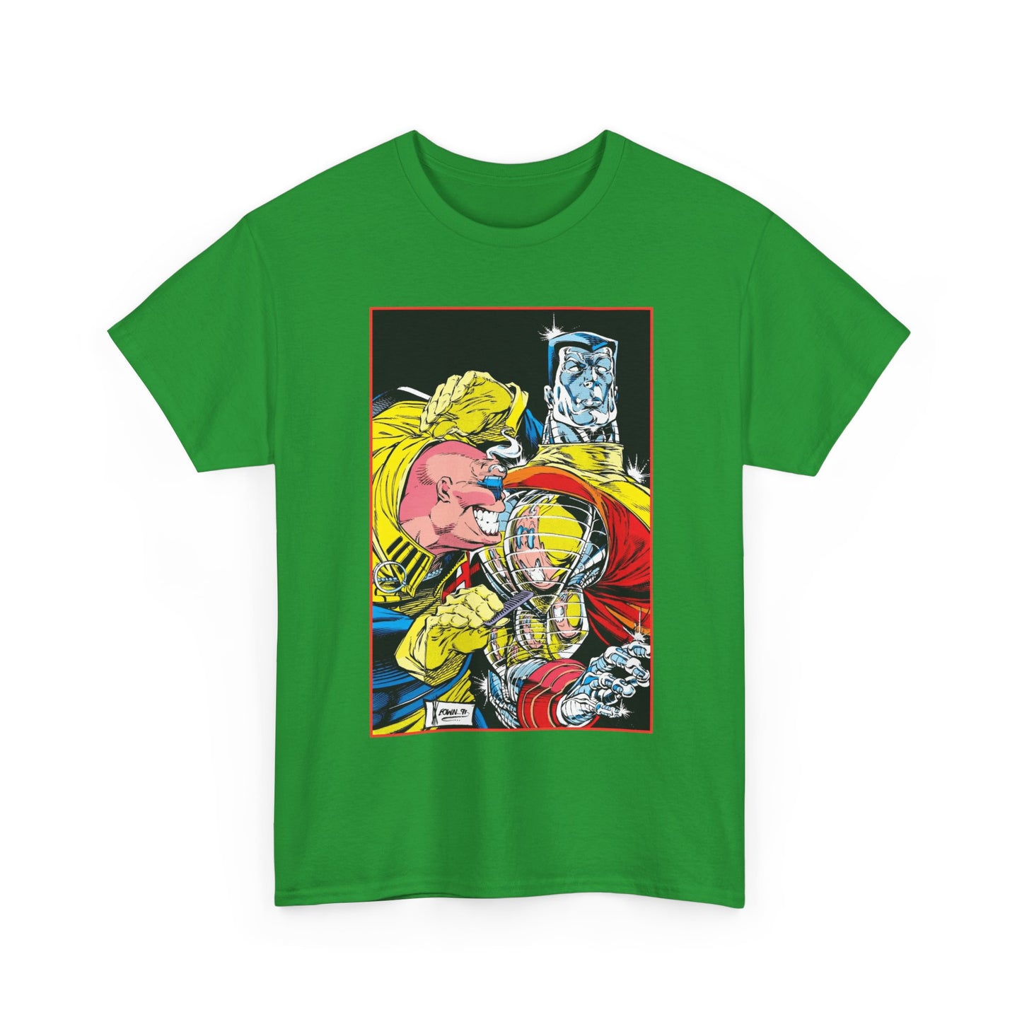 Strong Guy & Colossus T-Shirt - Dale Keown Art - Uncanny X-Men Annual Poster - Marvel Comics