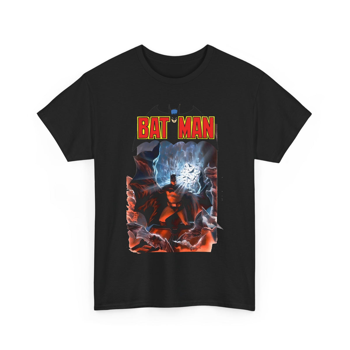 Batman T-Shirt - Alex Ross Art - Dark Knight Detective - Gotham Protector - DC Comics