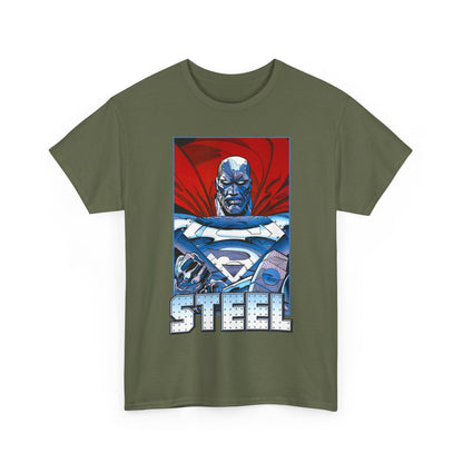 Steel T-Shirt - Superman Family - Reign of the Supermen - John Henry Irons - Steelworks - DC Comics