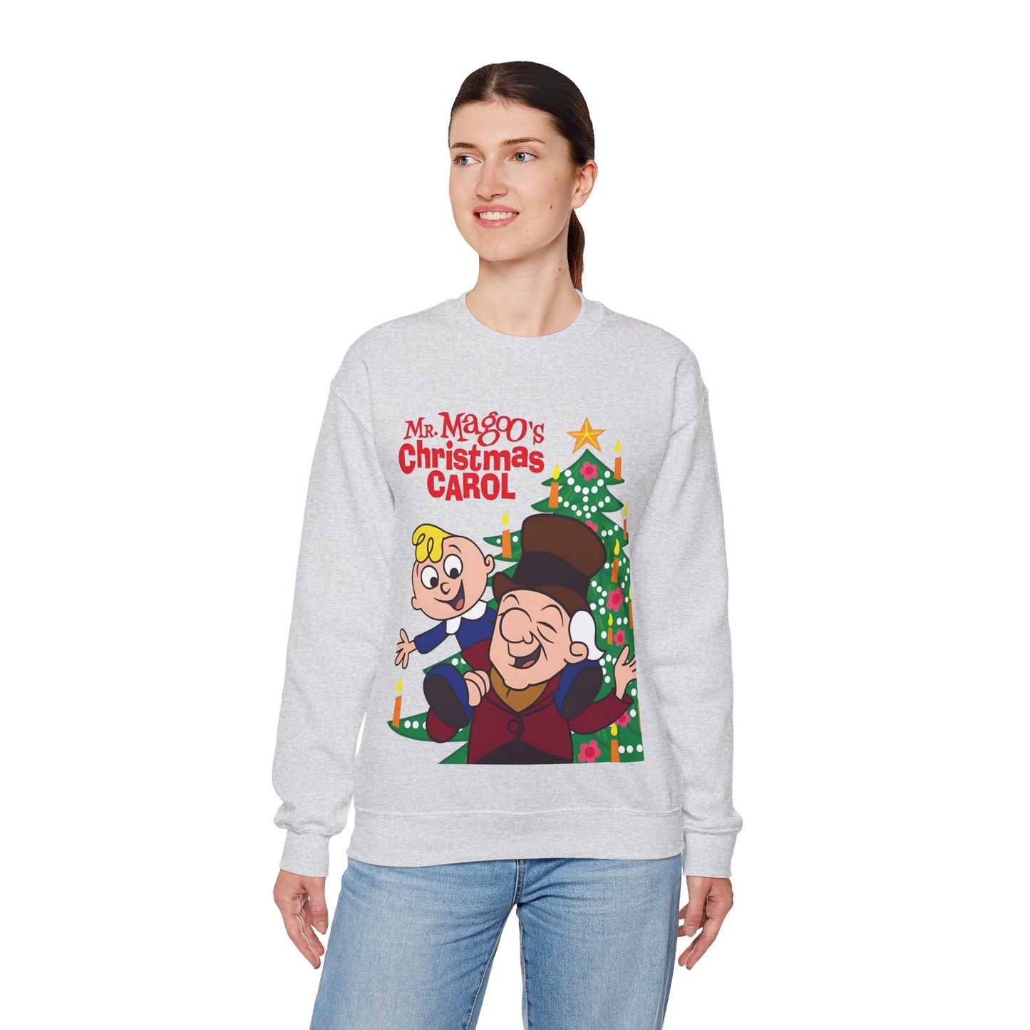 Mr. Magoo's Christmas Carol Crewneck Sweatshirt - UPA 1960s TV Holiday Special
