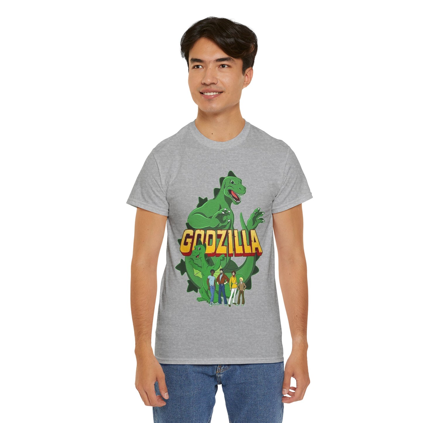 Godzilla T-Shirt - Popular 1970s Hanna-Barbera Cartoon - Godzooky - Retro 70s Animation - Toho - King of the Monsters