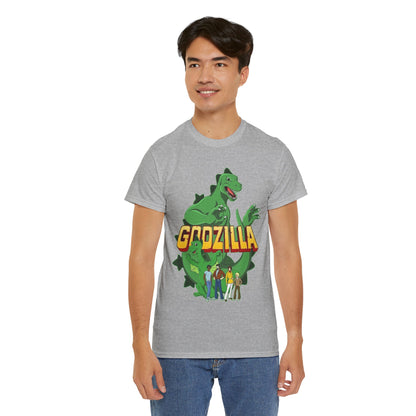 Godzilla T-Shirt - Popular 1970s Hanna-Barbera Cartoon - Godzooky - Retro 70s Animation - Toho - King of the Monsters