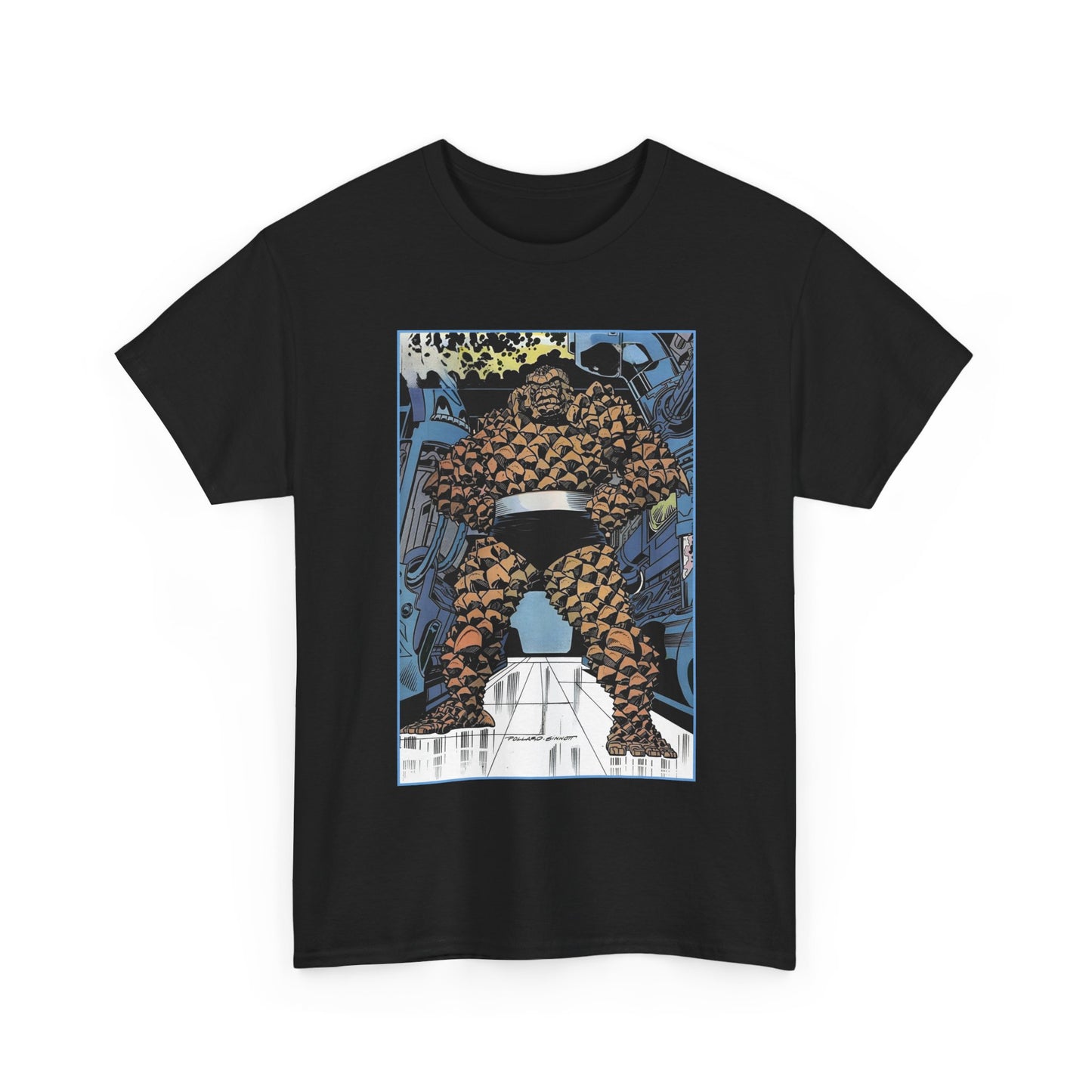 The Thing T-Shirt - Keith Pollard Art - Fantastic Four Pin-Up - Marvel Comics