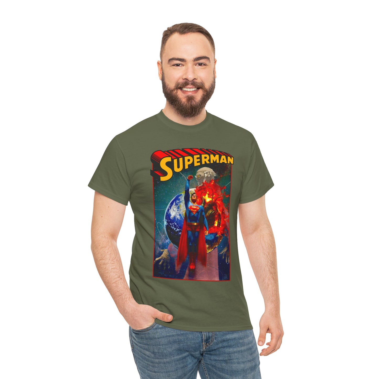 Superman T-Shirt - Ariel Colón Art - DC K.O. Cover Art - DC Comics