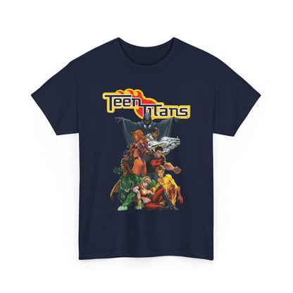 Teen Titans T-Shirt - Michael Turner Art - Cyborg, Raven, Wonder Girl, Superboy, Robin, Starfire - DC Comics