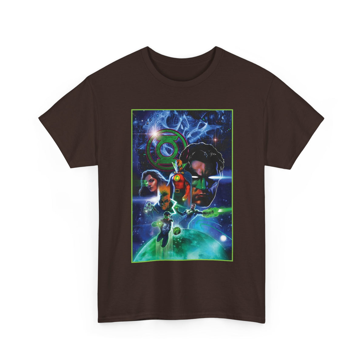 Green Lantern T-Shirt - Liam Sharp Art - Alan Scott, Hal Jordan, Kyle Rayner - DC Comics
