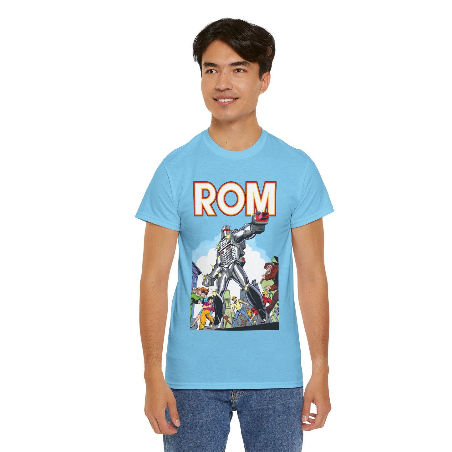 Rom: Spaceknight T-Shirt - Marvel Comics Art- Retro Character - Dire Wraiths