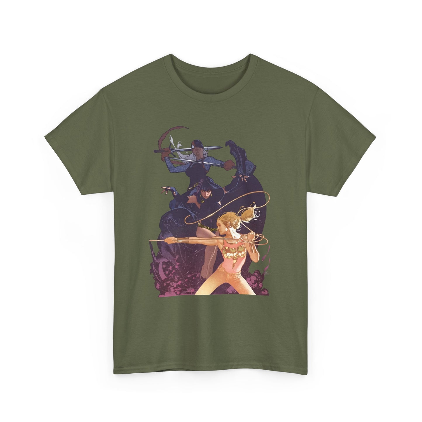 Raven, Wonder Girl, Ravager T-Shirt - Adam Hughes Art - Teen Titans #88 Variant Cover - DC Comics