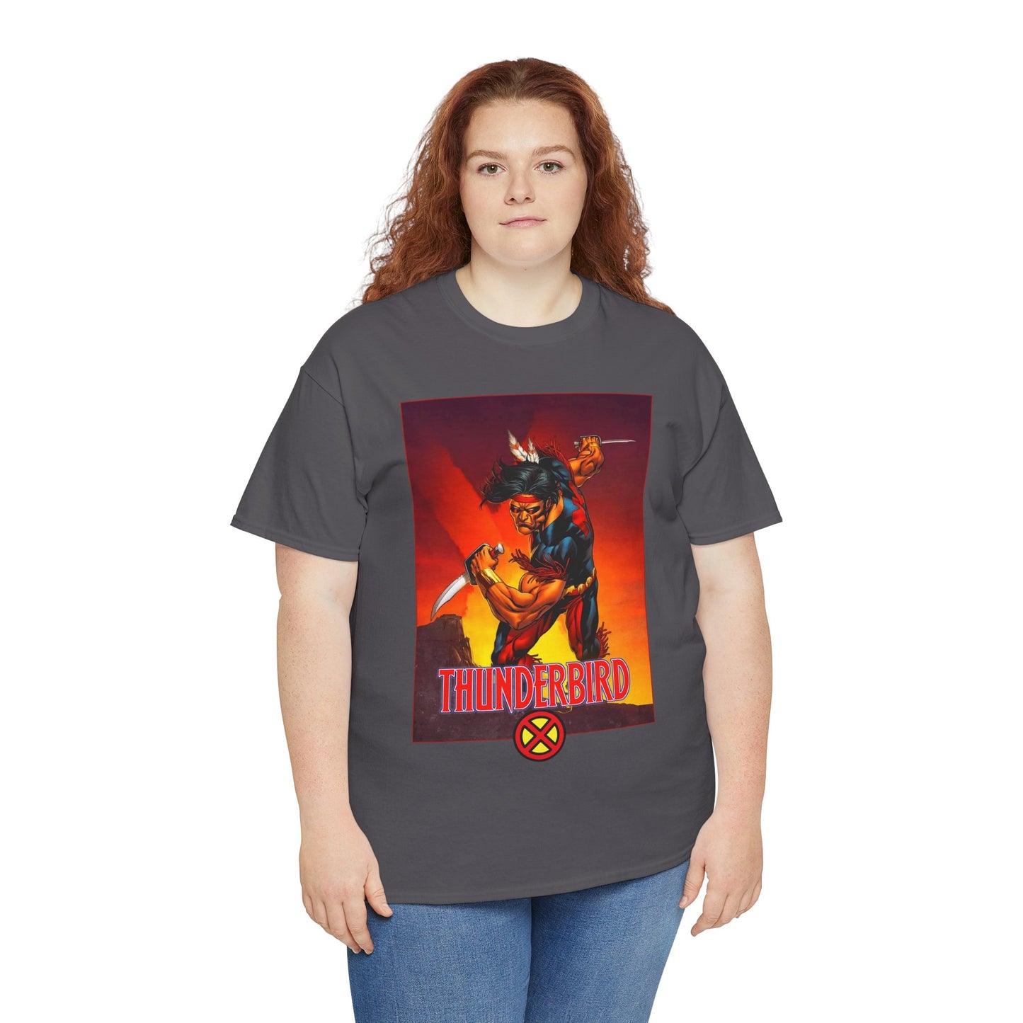Thunderbird T-Shirt - John Proudstar, Original X-Men Member - Apache Native American - Marvel Comics