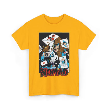 Nomad T-Shirt - S. Clarke Hawbaker, Mark McKenna Art - Jack Monroe - Playing Cards with Deadpool & Bushwacker - Marvel Comics