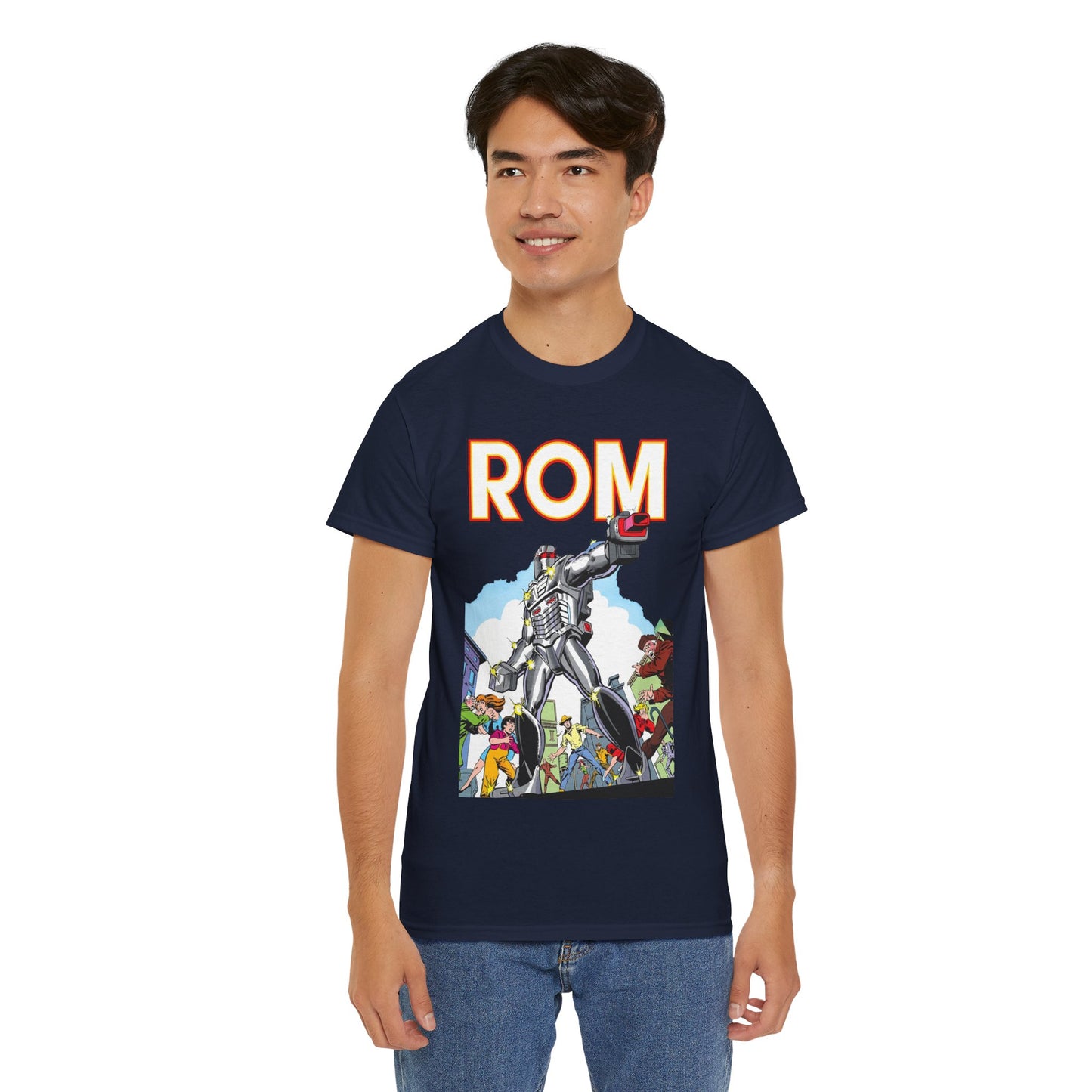 Rom: Spaceknight T-Shirt - Marvel Comics Art- Retro Character - Dire Wraiths