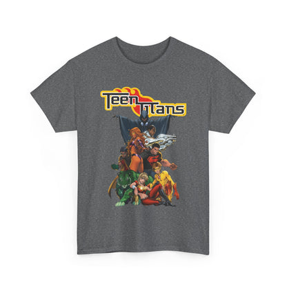 Teen Titans T-Shirt - Michael Turner Art - Cyborg, Raven, Wonder Girl, Superboy, Robin, Starfire - DC Comics