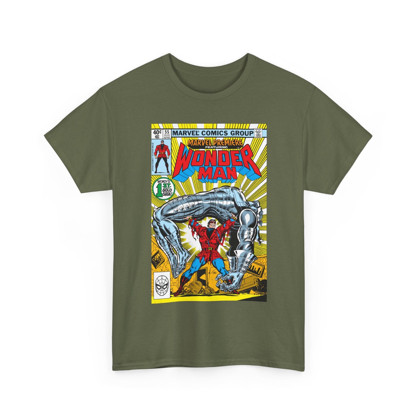 Wonder Man T-Shirt - Marvel Premiere #55 Cover Art - Avengers Member - Marvel Comics