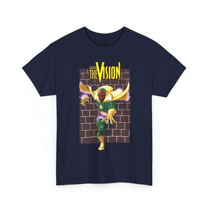 Vision T-Shirt - George Perez Art - Avengers Member - Scarlet Witch Husband - Android - Marvel Comics