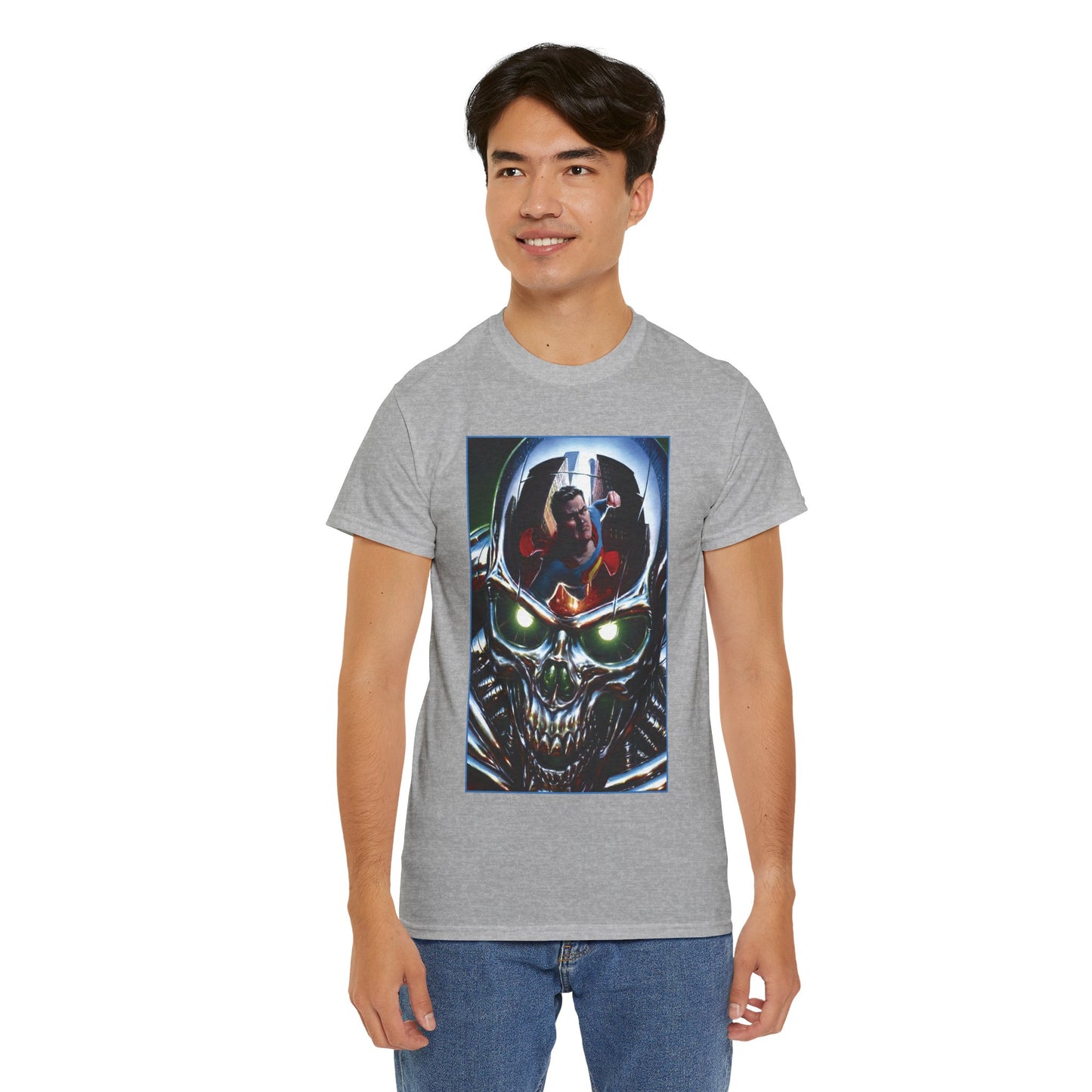 Superman T-Shirt - Steve Beach Art - Vs Metallo - Action Comics #1051 Cover - DC Comics