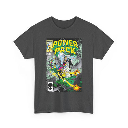 Power Pack #10 T-Shirt - With Marrina from Alpha Flight - Marvel Comics